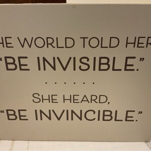 Hallmark Inspirational Wall Art - Cream and Brown